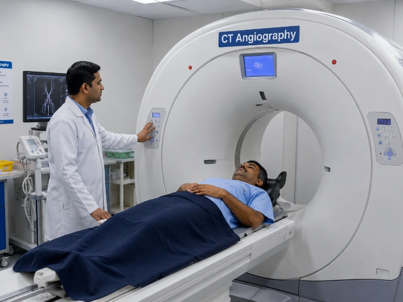 Advanced Multi-slice CT Angiography Scan Imaging Technology Machine